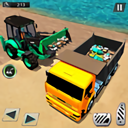 沙滩挖掘机模拟器2019游戏