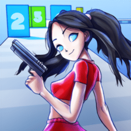 美少女枪手跑3d最新版(shoot and run 3d)