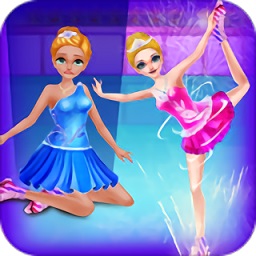 滑冰公主装扮游戏
