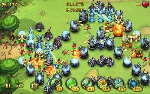 炮塔防御hd游戏下载