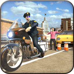 至尊交警自行车游戏