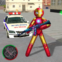 钢铁侠火柴人绳索英雄无限金币版